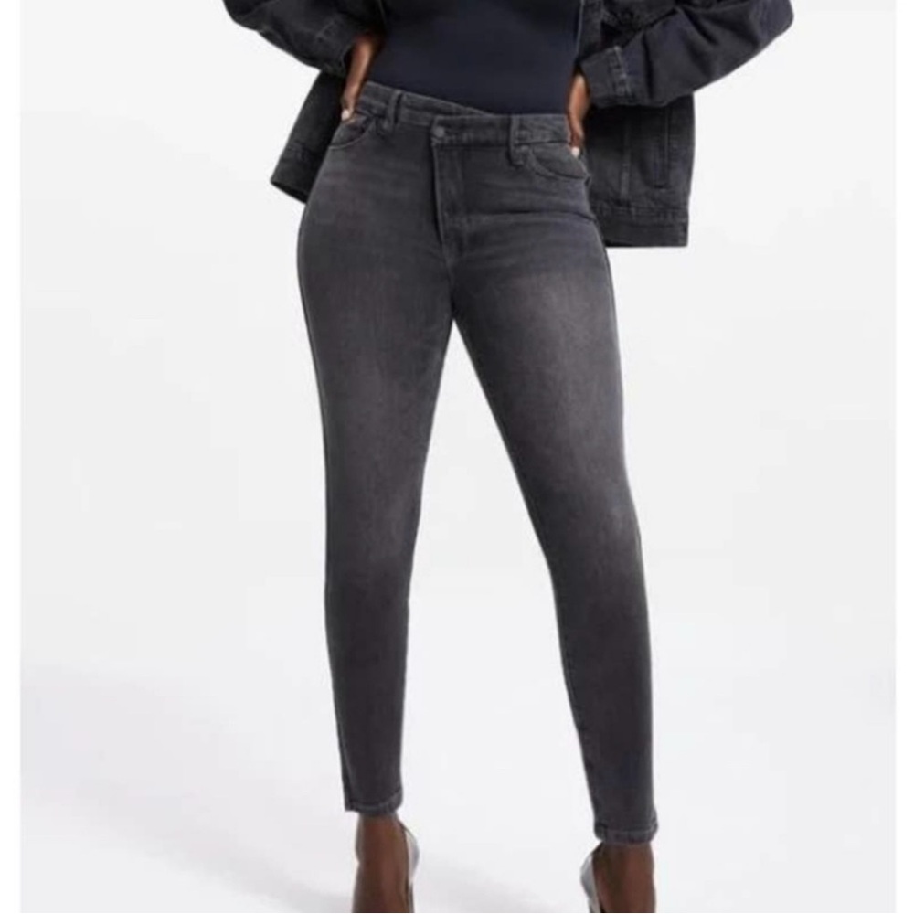 Good American Good Curve Skinny Crossover Jean